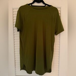 Tek Gear Women’s L Olive Green Short Sleeve Tee Tunic NWOT